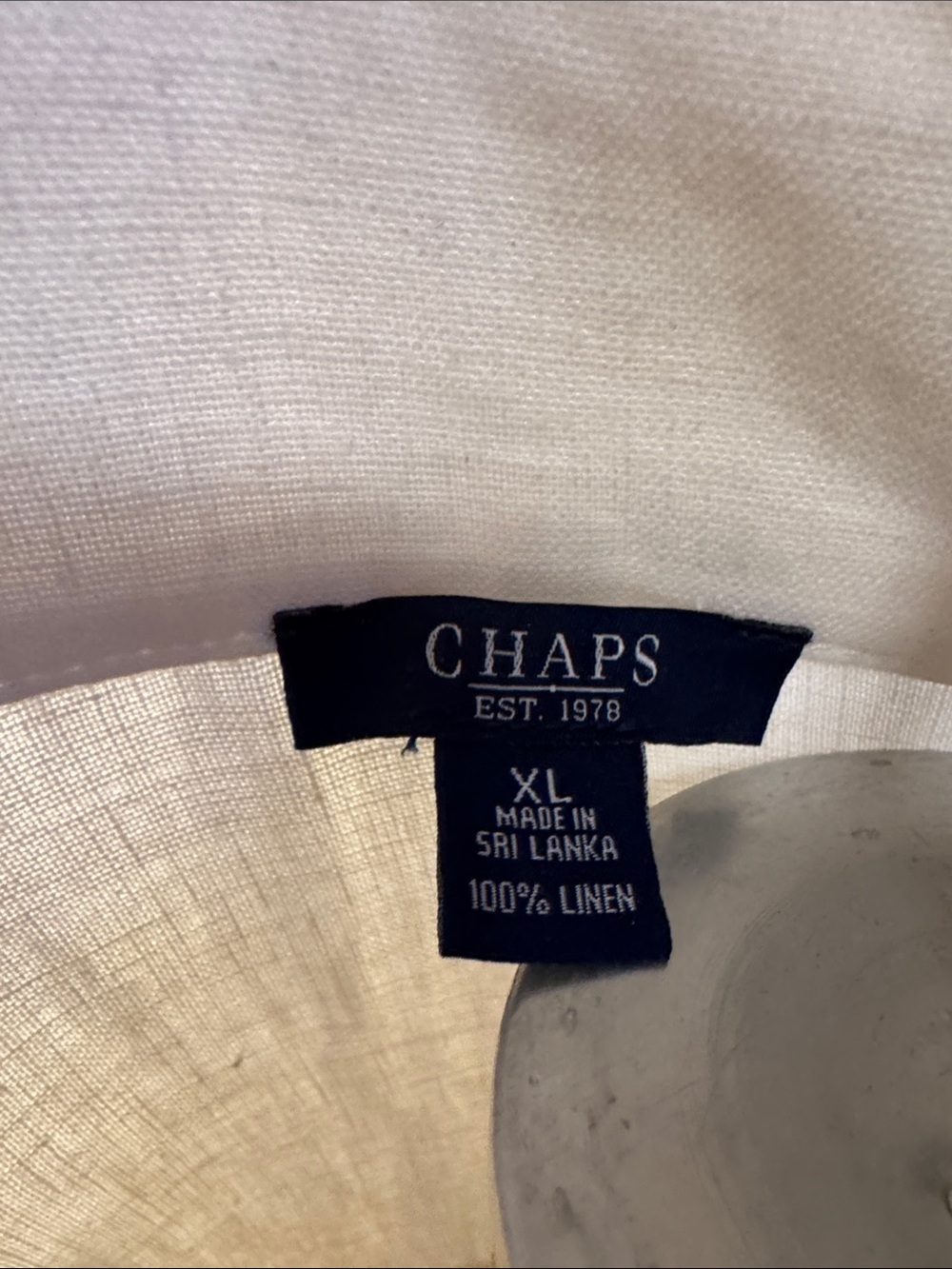 Chaps white Utility Jacket with Drawstring Waist - Picture 2 of 6